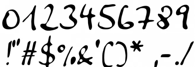 Anke Calligraphic FG Font OTHER CHARS