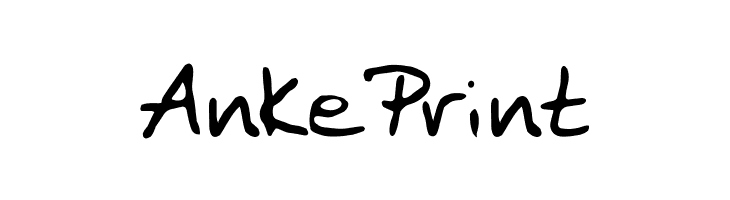 Anke Print Font