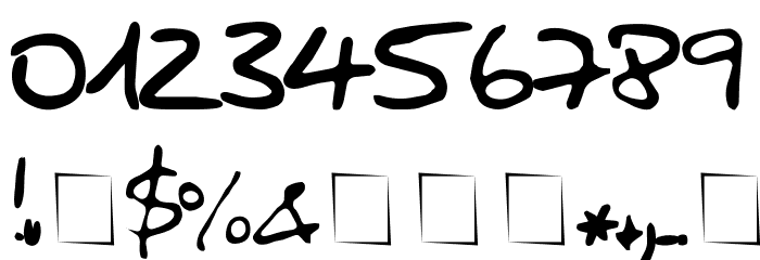 Anke Print Font OTHER CHARS