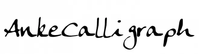 AnkeCalligraph  Descarca Fonturi Gratis