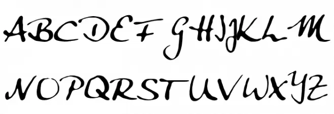 AnkeCalligraph Шрифта ВЕРХНИЙ