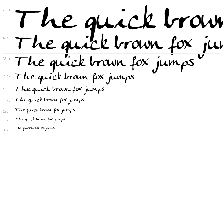 AnkeCalligraph Waterfall