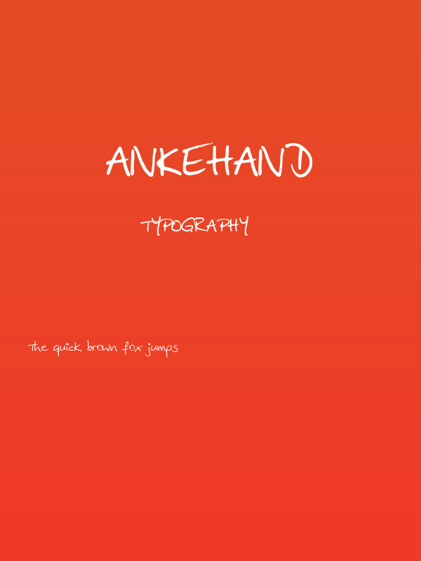 AnkeHand Poster