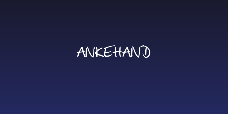 AnkeHand Social Header