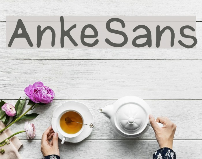 AnkeSans Font examples