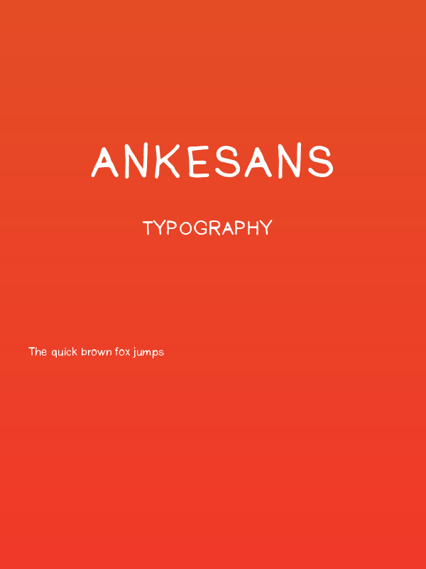 AnkeSans Poster