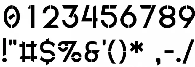 Anklada Novaz - original Font OTHER CHARS