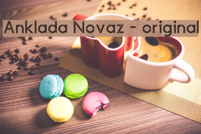 Anklada Novaz - original لخطوط تنزيل examples