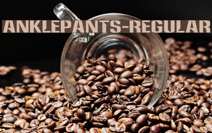 Anklepants-Regular 字体 examples