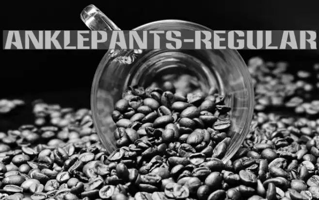 Anklepants-Regular Font examples