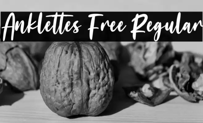 Anklettes Free Regular フォント examples