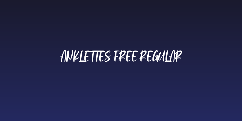 Anklettes Free Regular Social Header