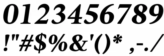 AnkoPersonalUse-BoldItalic Font OTHER CHARS