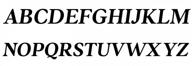 AnkoPersonalUse-BoldItalic Font Litere mari