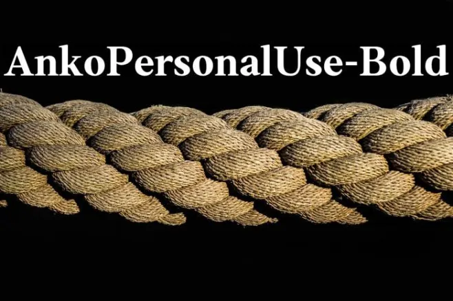 AnkoPersonalUse-Bold Example 2