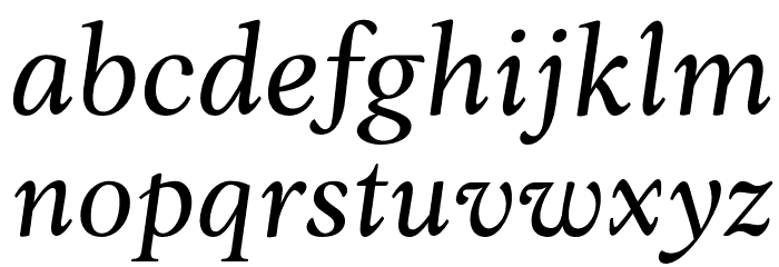AnkoPersonalUse-RegularItalic Schriftart Kleinbuchstaben