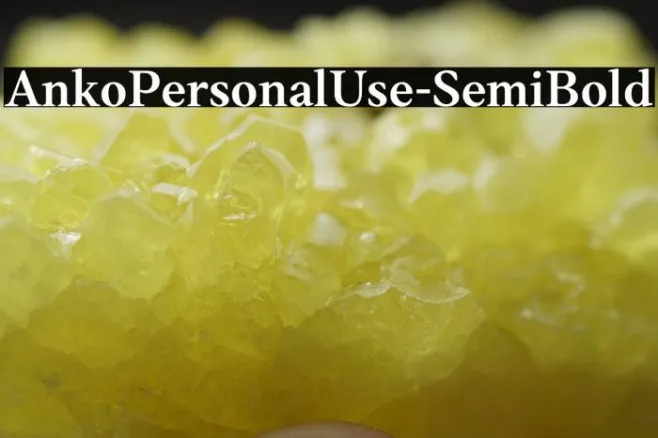 AnkoPersonalUse-SemiBold Example 2