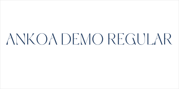 Ankoa Demo Regular Logo