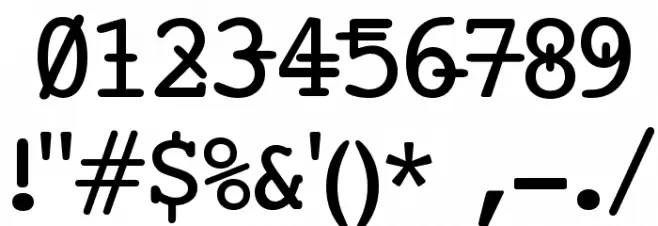 Ankora Font OTHER CHARS