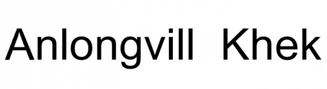 Anlongvill Khek  Frei Schriftart Herunterladen