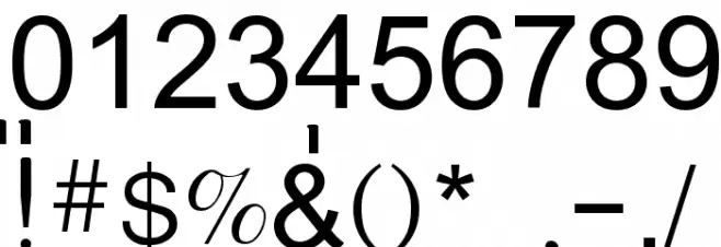 Anlongvill Khek1 Font OTHER CHARS