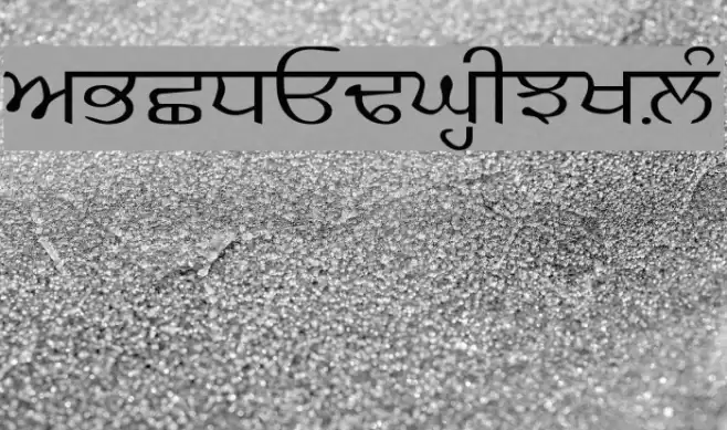 AnmolKalmi Font examples