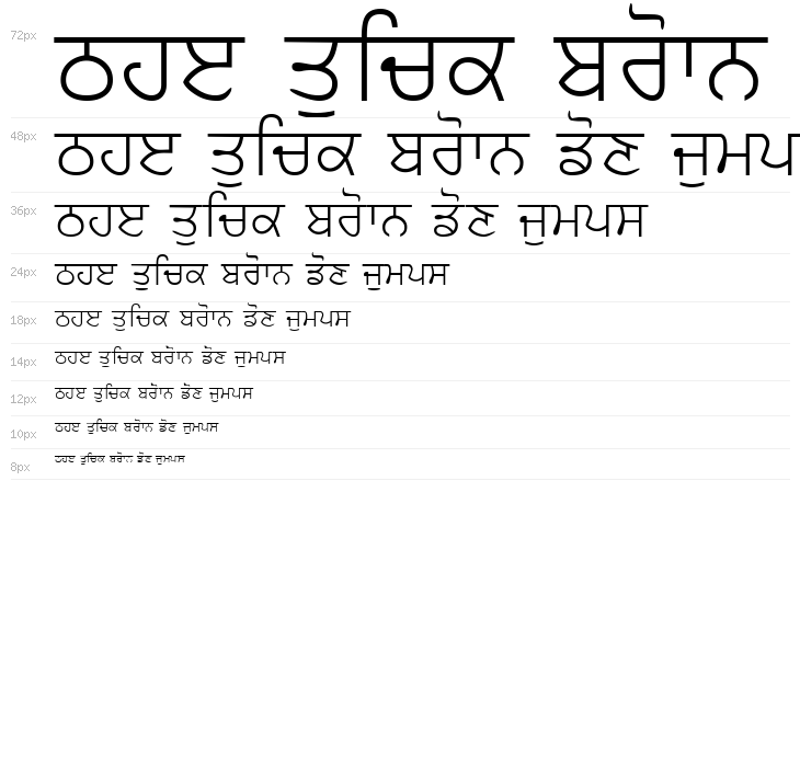 AnmolLipiLight Waterfall