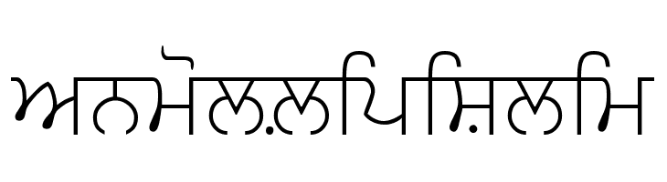 AnmolLipiSlim Font