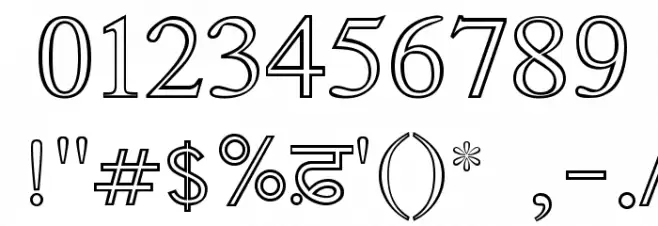 AnmolNeon Font OTHER CHARS