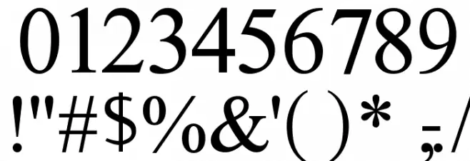 AnmolUni Шрифта ДРУГИЕ символов