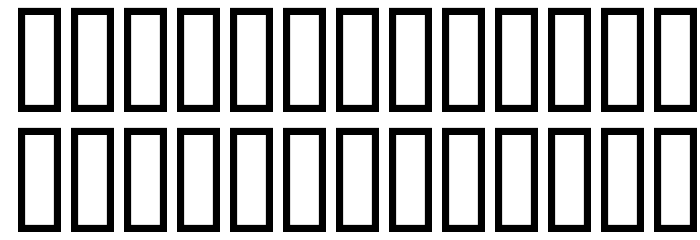 AnmolUniBaniHeavy Regular Font LOWERCASE
