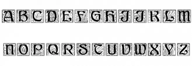 Ann Regular خط أحرف كبيرة