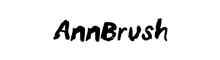 AnnBrush  font caratteri gratis