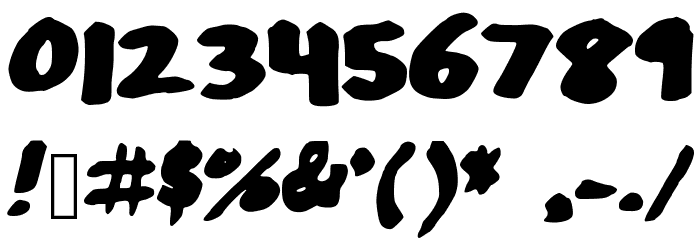 AnnMarker Font OTHER CHARS