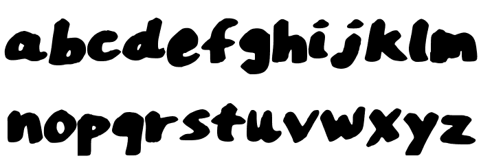 AnnMarker Font LOWERCASE