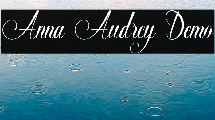 Anna Audrey Demo Example 1