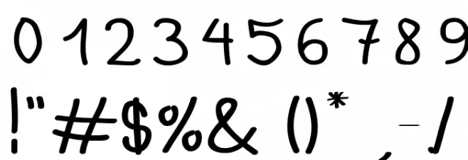 Anna-Bold Font OTHER CHARS