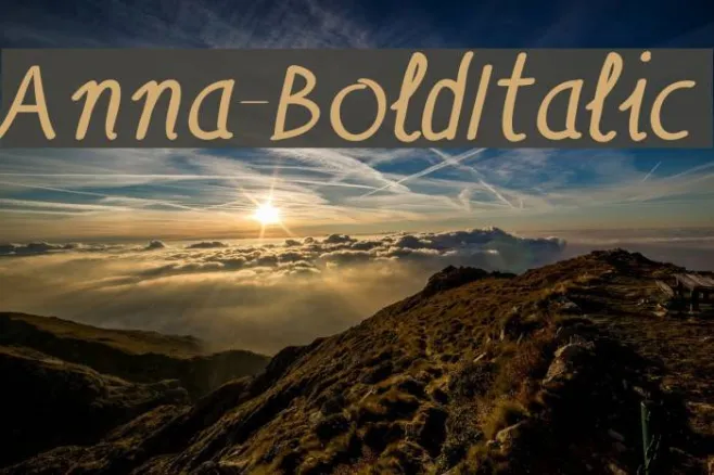 Anna-BoldItalic Example 1