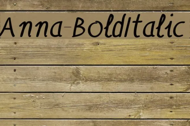Anna-BoldItalic Example 2