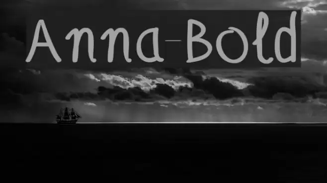 Anna-Bold Font examples