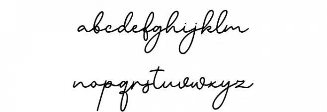 Anna Creams फ़ॉन्ट लोअरकेस