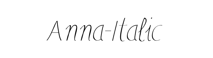 Anna-Italic  免费字体下载