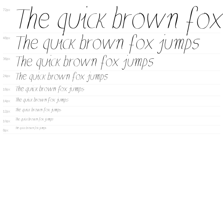 Anna-Italic Waterfall