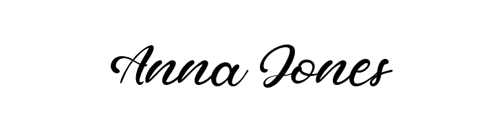 Anna Jones  font caratteri gratis