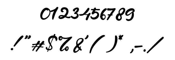 Anna Jones Font OTHER CHARS