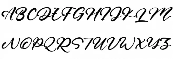 Anna Jones フォント 大文字