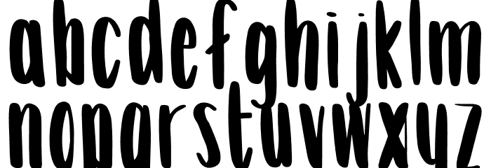 Anna Kay Font LOWERCASE