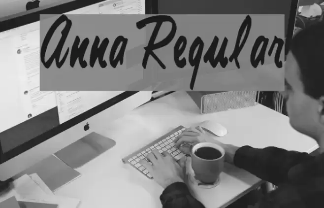 Anna Regular Font examples