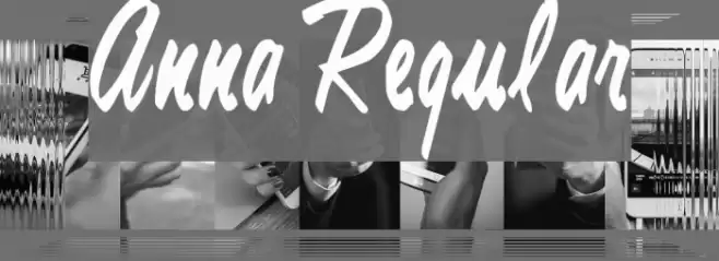 Anna Regular Font examples