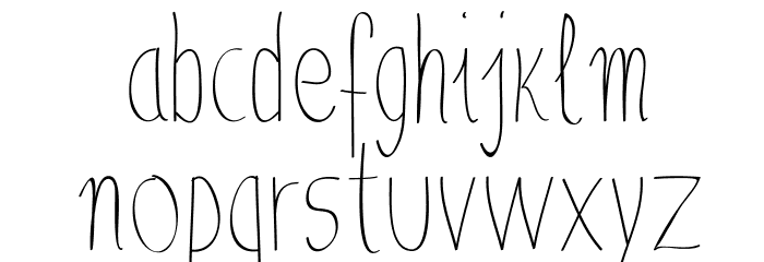 Anna-SemiCondensed Font LOWERCASE